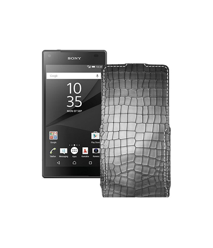 Чохол-флип з екошкіри для телефону Sony Xperia Z5 Compact