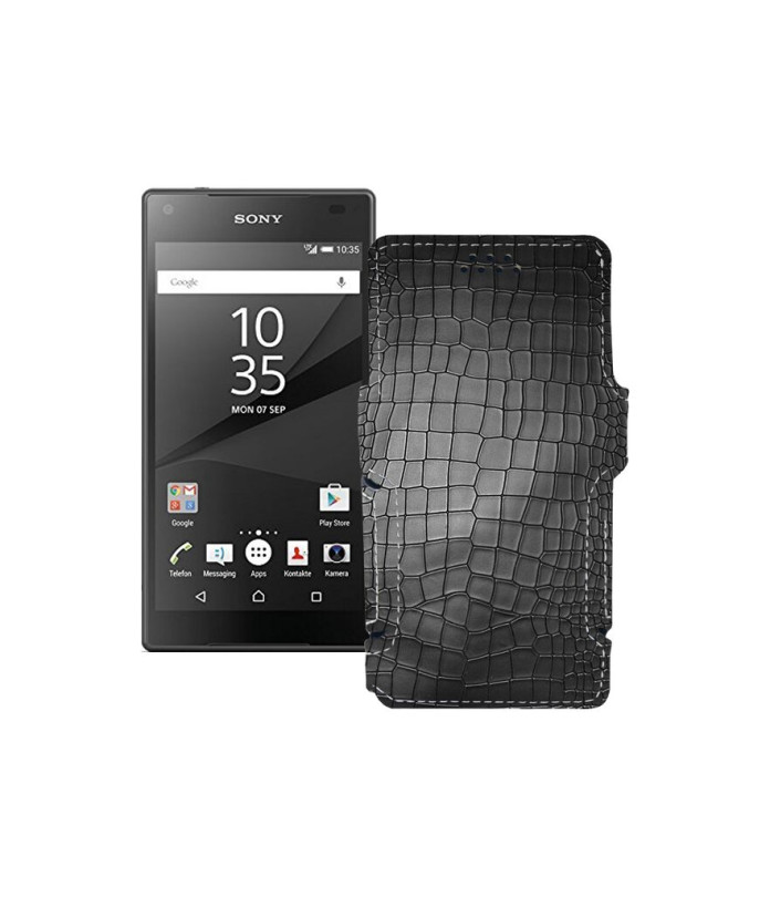 Чохол-книжка з екошкіри для телефону Sony Xperia Z5 Compact