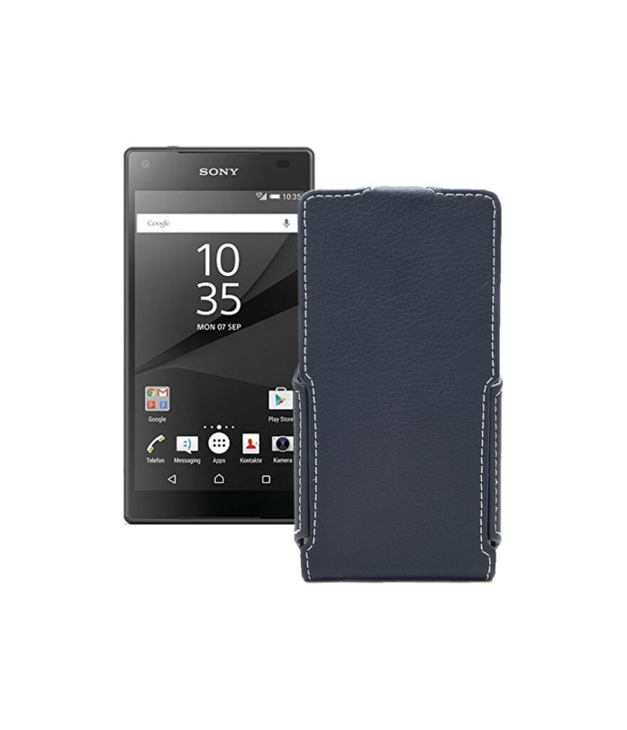 Чохол-флип з екошкіри для телефону Sony Xperia Z5 Compact