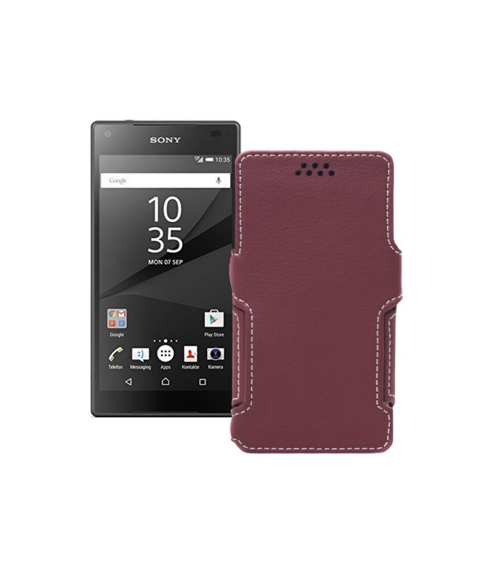 Чохол-книжка з екошкіри для телефону Sony Xperia Z5 Compact