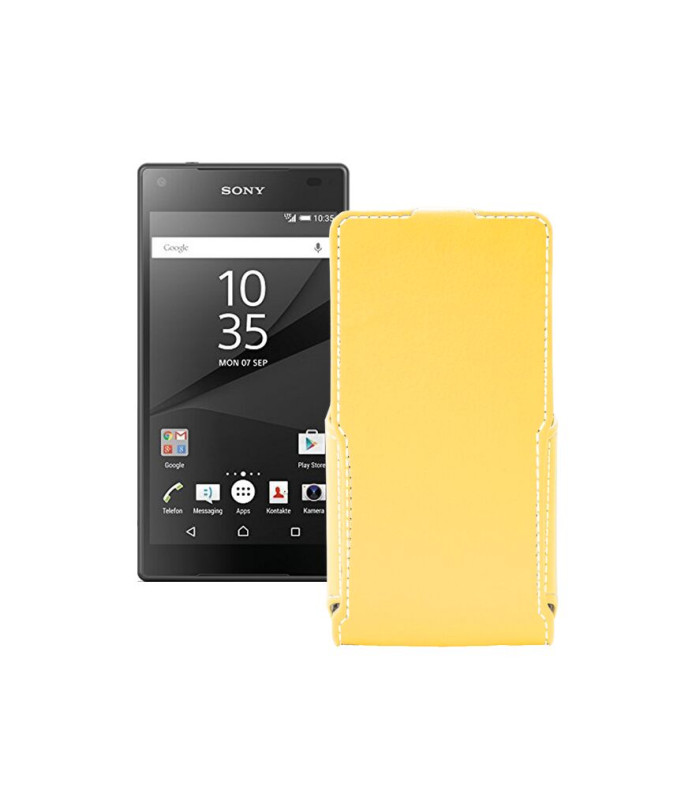 Чохол-флип з екошкіри для телефону Sony Xperia Z5 Compact