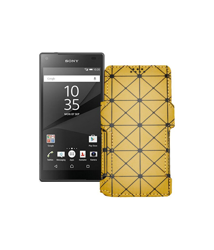 Чохол-книжка з екошкіри для телефону Sony Xperia Z5 Compact