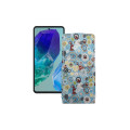 Чохол-флип з екошкіри для телефону Samsung Galaxy M55s (M558)