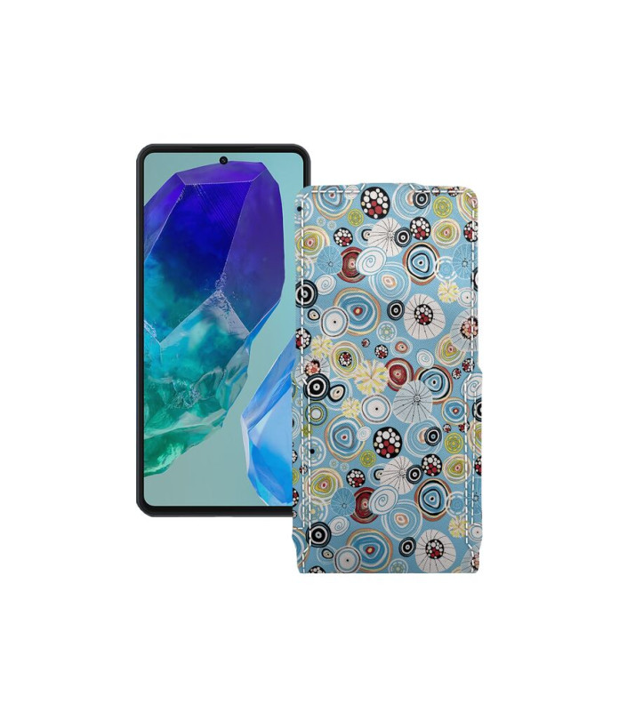 Чохол-флип з екошкіри для телефону Samsung Galaxy M55s (M558)