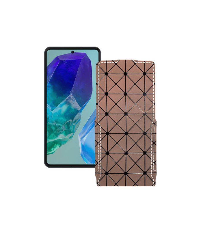 Чохол-флип з екошкіри для телефону Samsung Galaxy M55s (M558)
