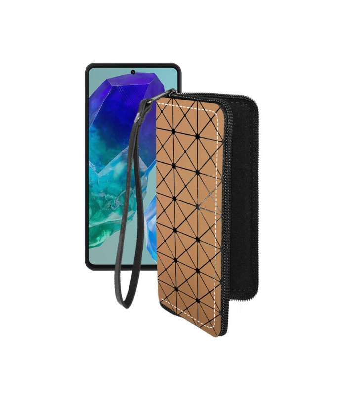 Чохол-гаманець з екошкіри для телефону Samsung Galaxy M55s (M558)