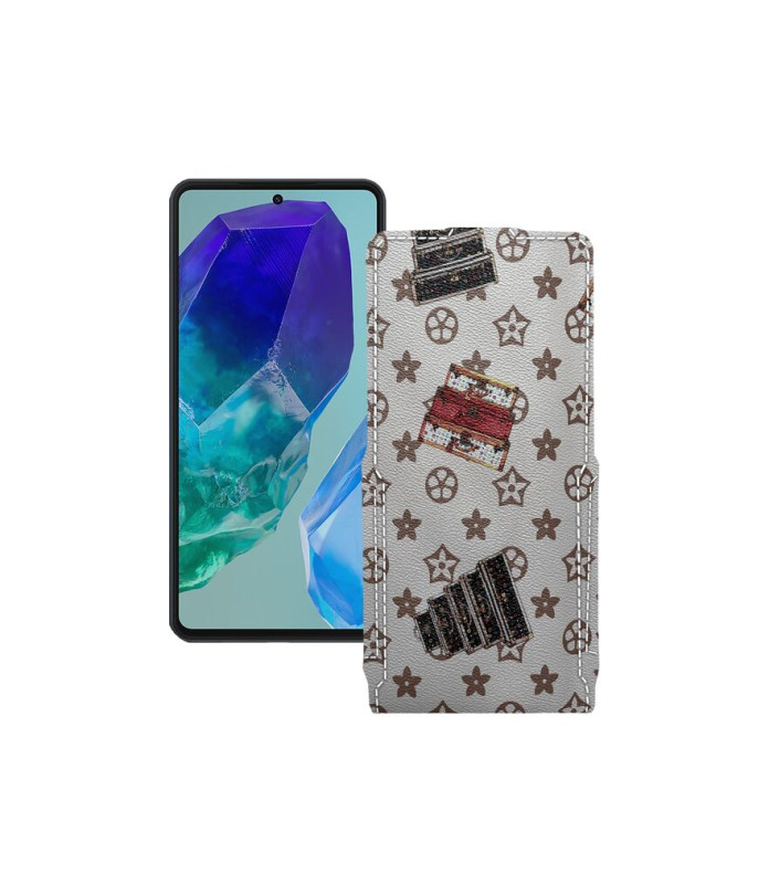 Чохол-флип з екошкіри для телефону Samsung Galaxy M55s (M558)