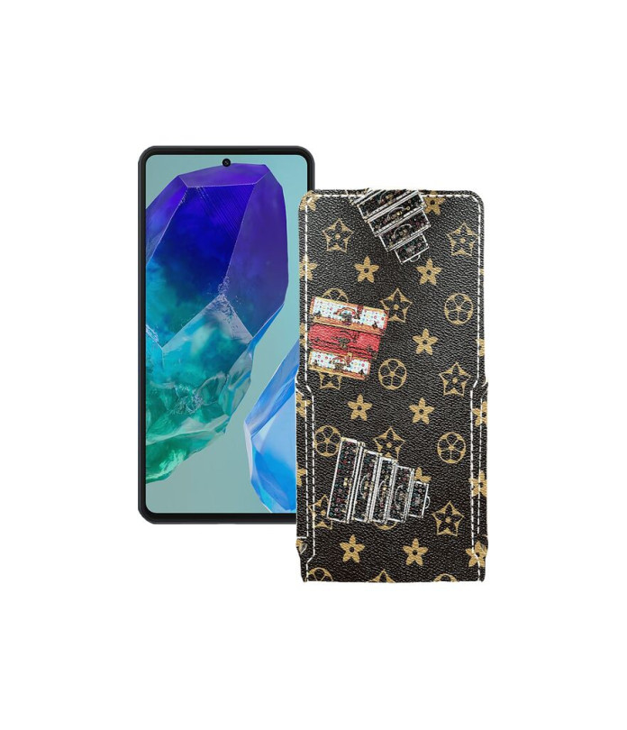 Чохол-флип з екошкіри для телефону Samsung Galaxy M55s (M558)