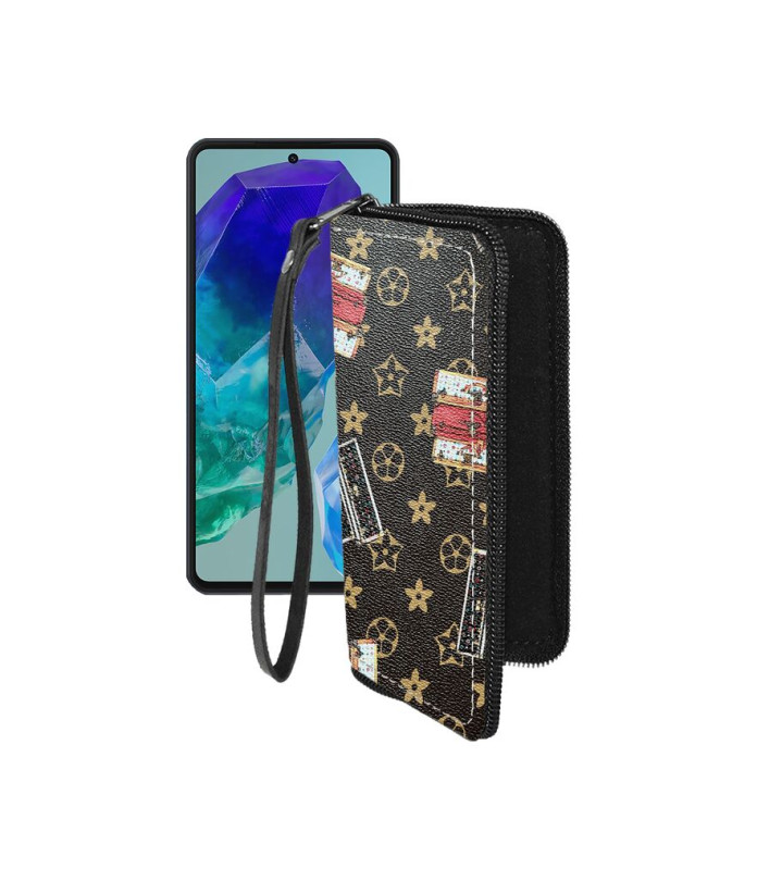 Чохол-гаманець з екошкіри для телефону Samsung Galaxy M55s (M558)
