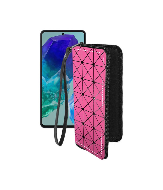 Чохол-гаманець з екошкіри для телефону Samsung Galaxy M55s (M558)
