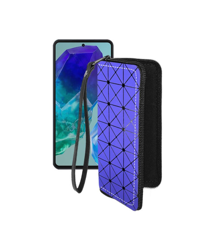 Чохол-гаманець з екошкіри для телефону Samsung Galaxy M55s (M558)
