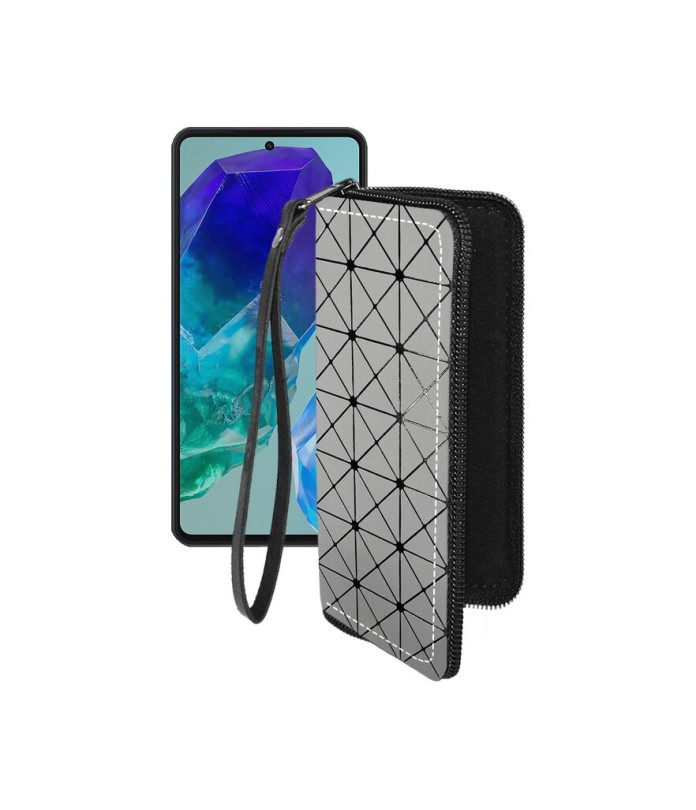 Чохол-гаманець з екошкіри для телефону Samsung Galaxy M55s (M558)