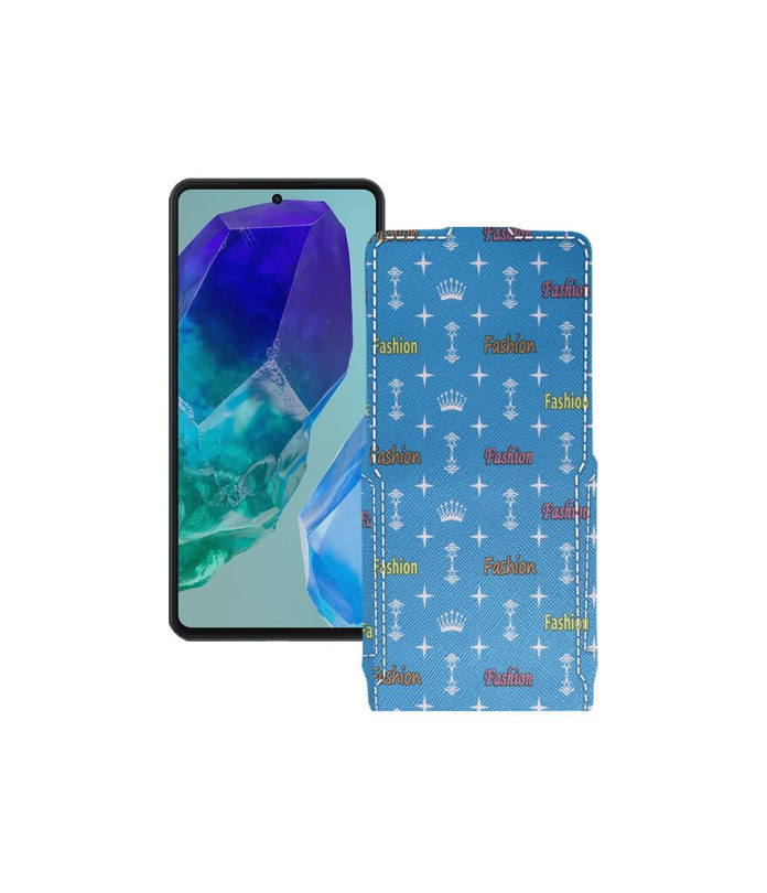 Чохол-флип з екошкіри для телефону Samsung Galaxy M55s (M558)