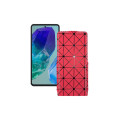 Чохол-флип з екошкіри для телефону Samsung Galaxy M55s (M558)