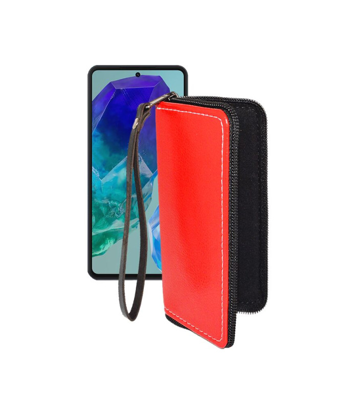 Чохол-гаманець з екошкіри для телефону Samsung Galaxy M55s (M558)