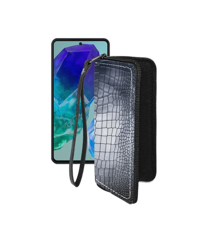 Чохол-гаманець з екошкіри для телефону Samsung Galaxy M55s (M558)