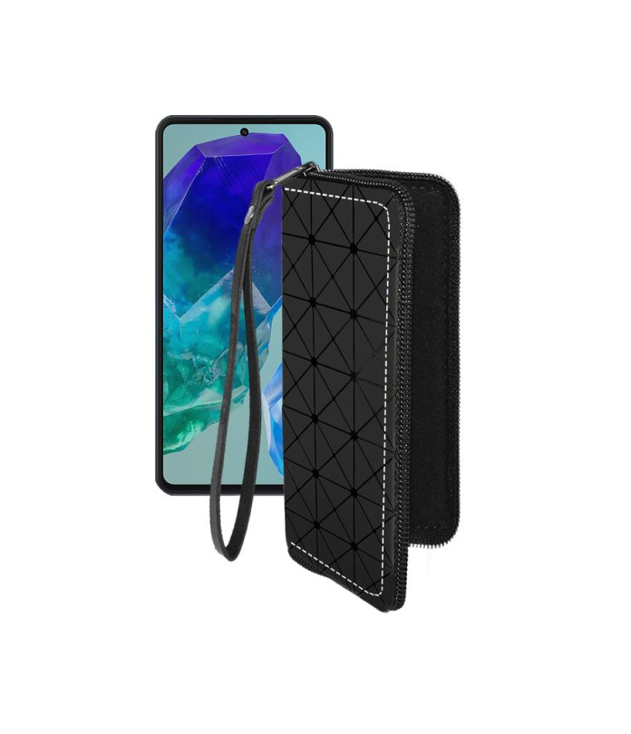 Чохол-гаманець з екошкіри для телефону Samsung Galaxy M55s (M558)