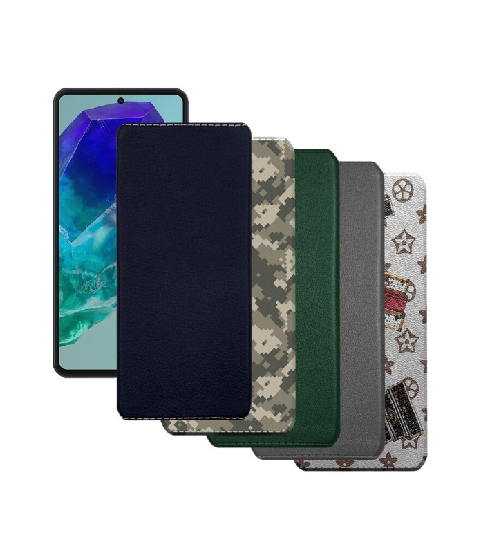 Накладка з екошкіри для телефону Samsung Galaxy M55s (M558)