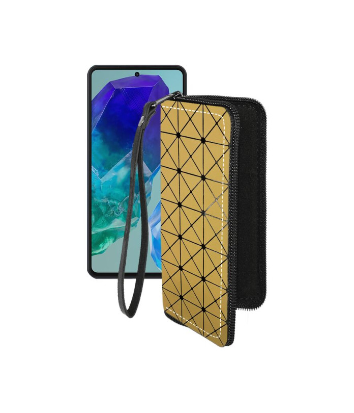 Чохол-гаманець з екошкіри для телефону Samsung Galaxy M55s (M558)