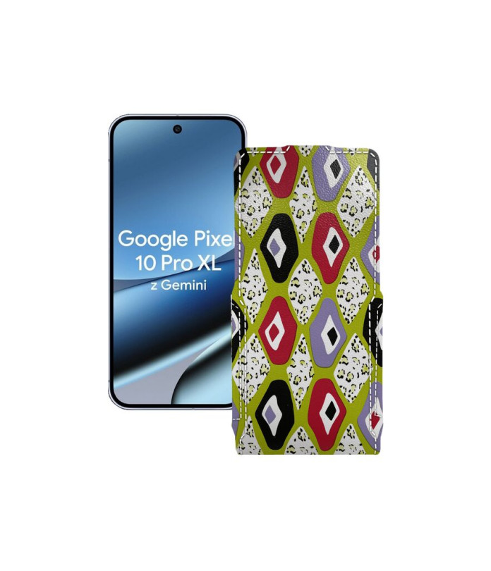 Чохол-флип з екошкіри для телефону Google Pixel 10 Pro XL