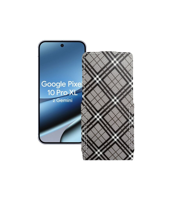 Чохол-флип з екошкіри для телефону Google Pixel 10 Pro XL