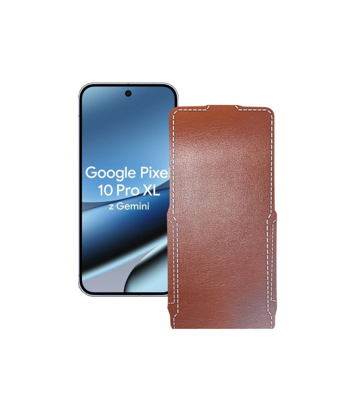 Чохол-флип з екошкіри для телефону Google Pixel 10 Pro XL