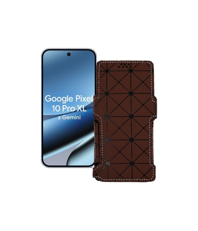 Чохол-книжка з екошкіри для телефону Google Pixel 10 Pro XL