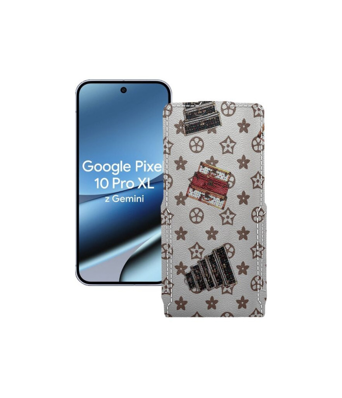 Чохол-флип з екошкіри для телефону Google Pixel 10 Pro XL