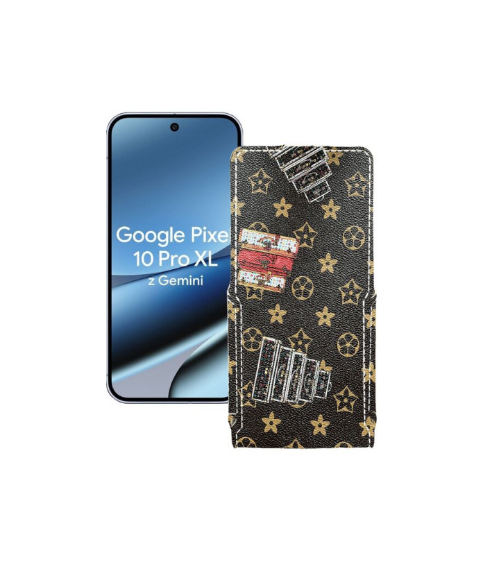 Чохол-флип з екошкіри для телефону Google Pixel 10 Pro XL