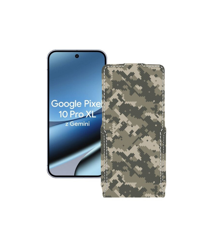 Чохол-флип з екошкіри для телефону Google Pixel 10 Pro XL