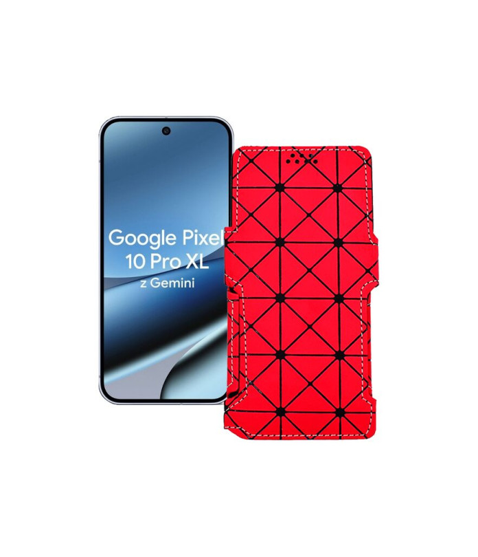 Чохол-книжка з екошкіри для телефону Google Pixel 10 Pro XL
