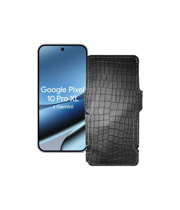 Чохол-книжка з екошкіри для телефону Google Pixel 10 Pro XL