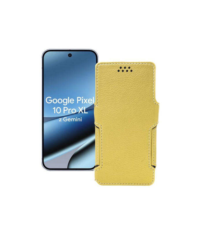 Чохол-книжка з екошкіри для телефону Google Pixel 10 Pro XL
