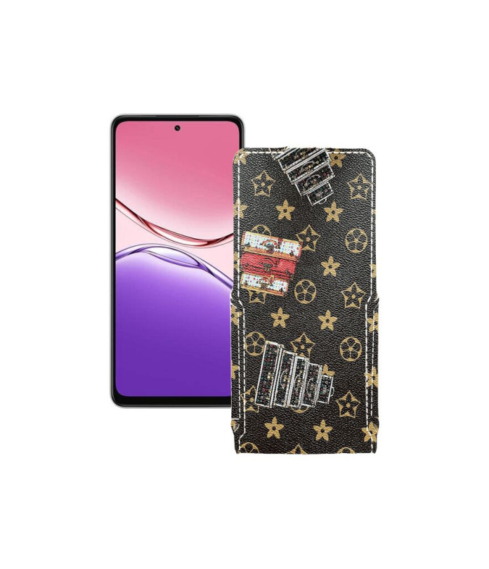 Чохол-флип з екошкіри для телефону OPPO A5x