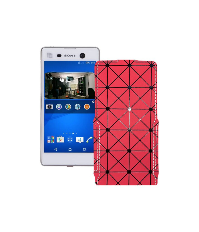 Чохол-флип з екошкіри для телефону Sony Xperia M5