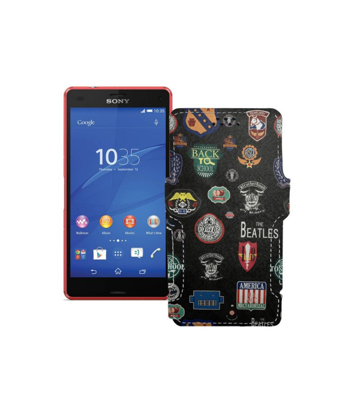 Чохол-книжка з екошкіри для телефону Sony Xperia Z3 D6603