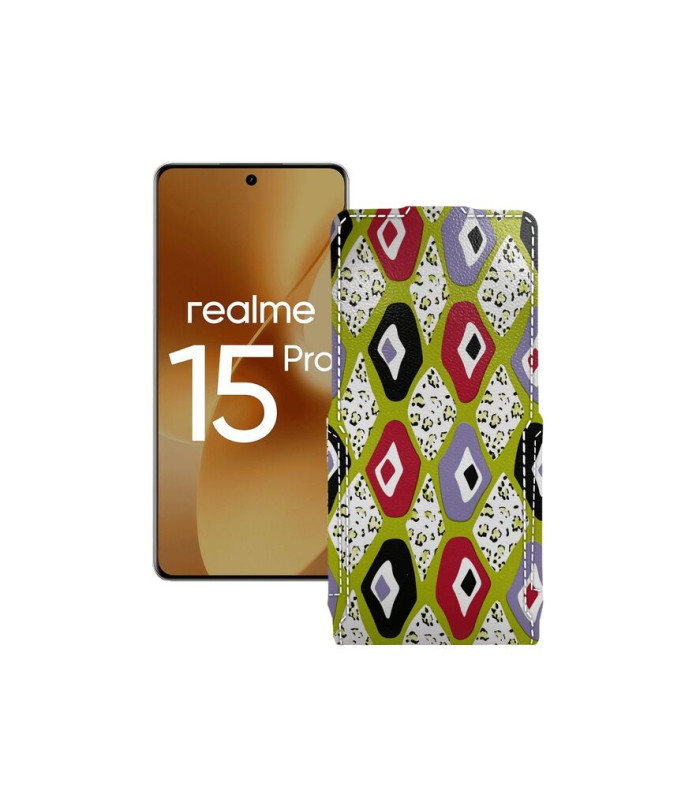 Чохол-флип з екошкіри для телефону Realme 15 Pro (RMX5101)