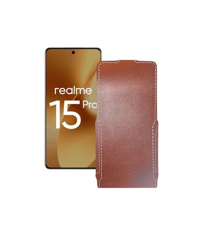 Чохол-флип з екошкіри для телефону Realme 15 Pro (RMX5101)