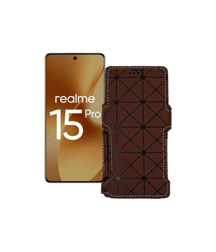 Чохол-книжка з екошкіри для телефону Realme 15 Pro (RMX5101)