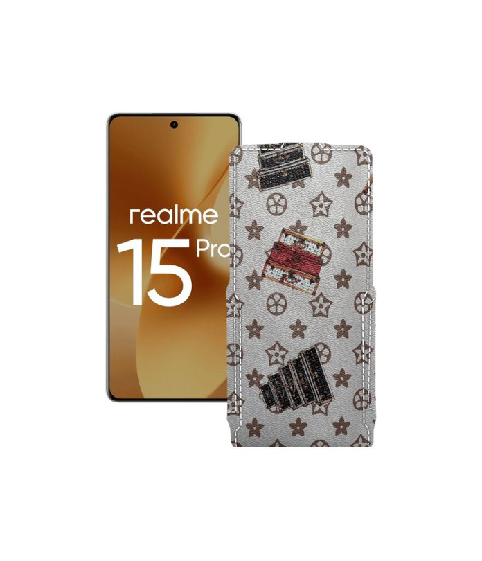 Чохол-флип з екошкіри для телефону Realme 15 Pro (RMX5101)