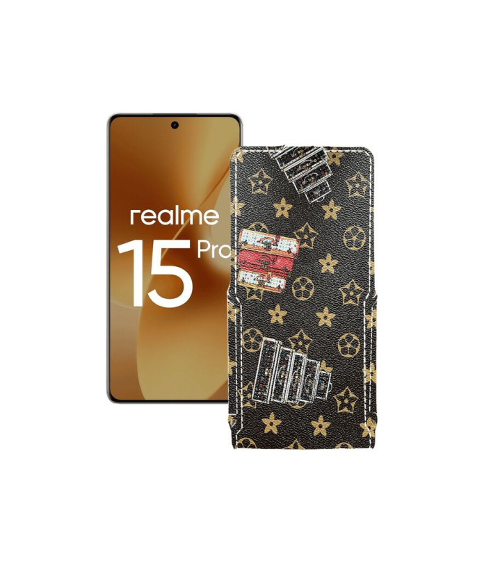 Чохол-флип з екошкіри для телефону Realme 15 Pro (RMX5101)