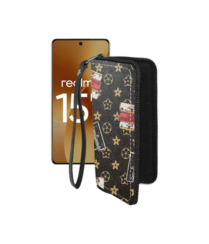 Чохол-гаманець з екошкіри для телефону Realme 15 Pro (RMX5101)