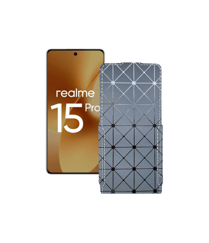Чохол-флип з екошкіри для телефону Realme 15 Pro (RMX5101)