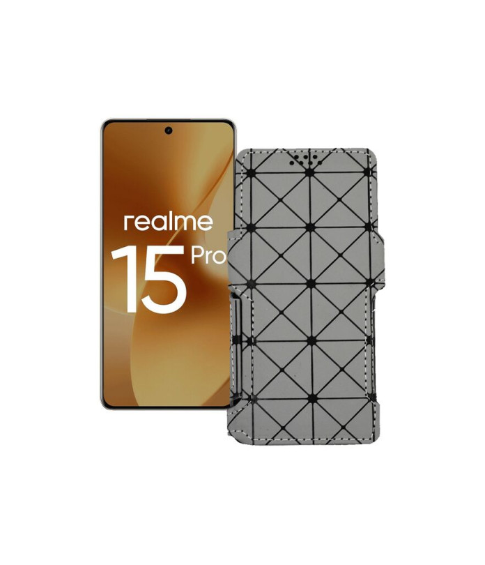 Чохол-книжка з екошкіри для телефону Realme 15 Pro (RMX5101)