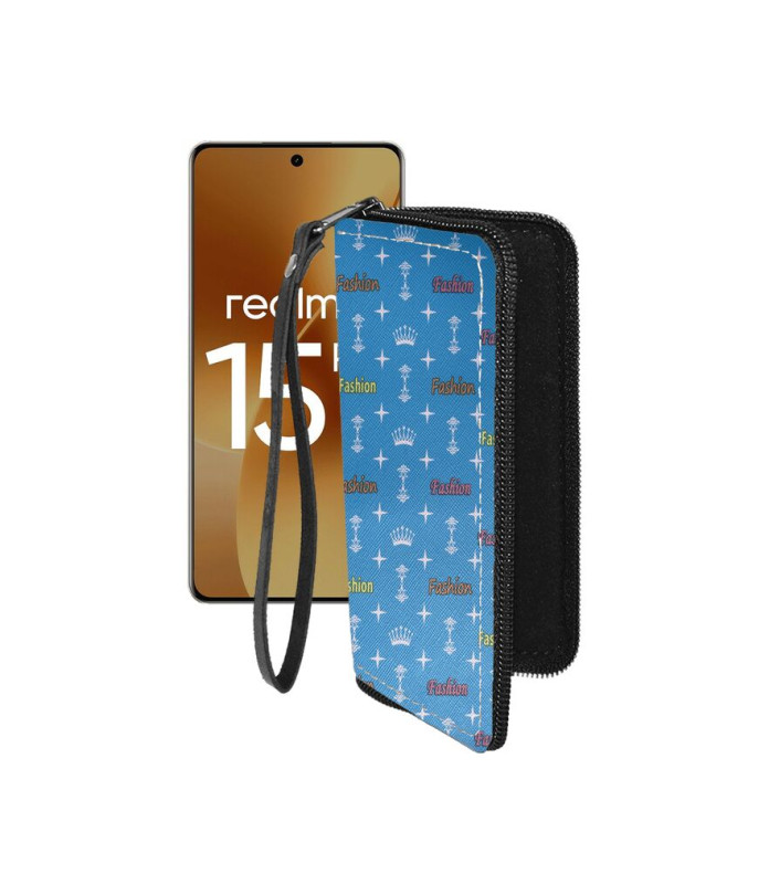 Чохол-гаманець з екошкіри для телефону Realme 15 Pro (RMX5101)