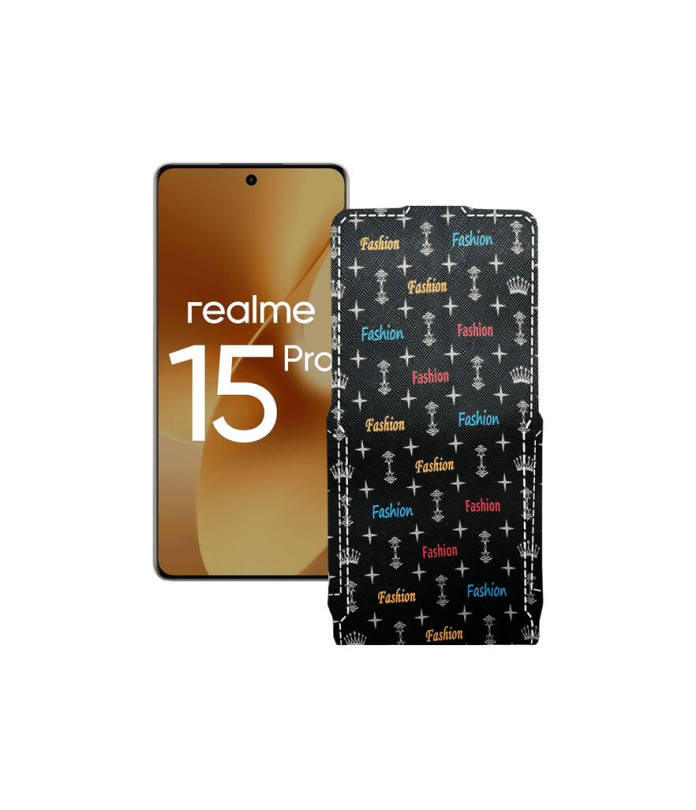 Чохол-флип з екошкіри для телефону Realme 15 Pro (RMX5101)