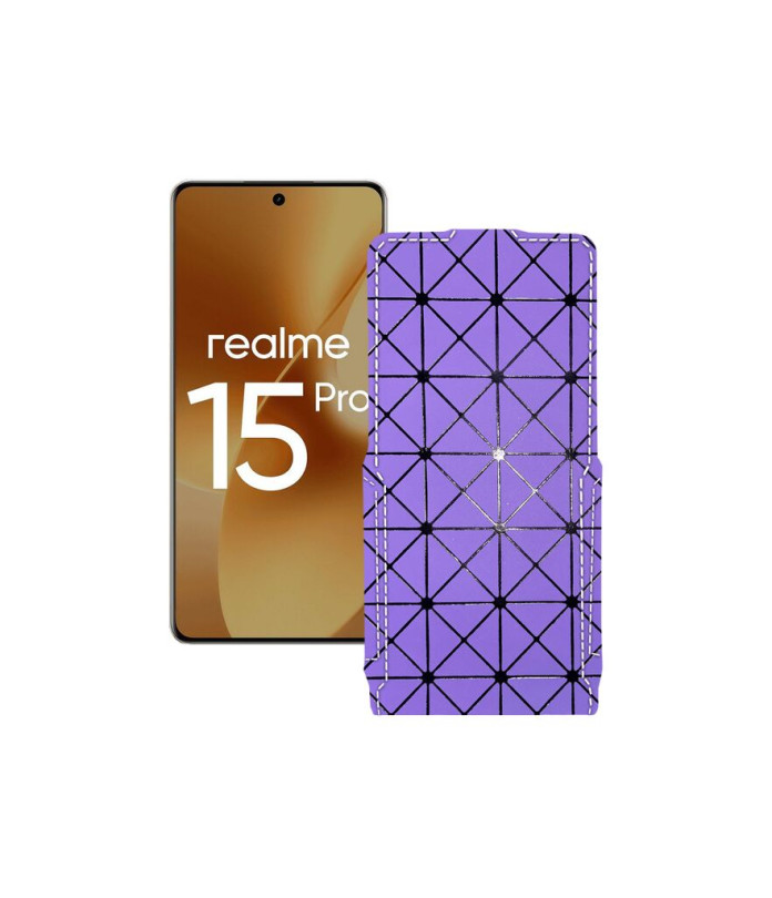 Чохол-флип з екошкіри для телефону Realme 15 Pro (RMX5101)