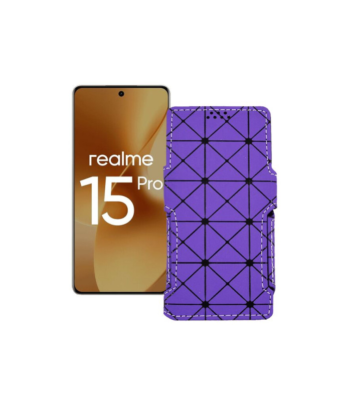 Чохол-книжка з екошкіри для телефону Realme 15 Pro (RMX5101)