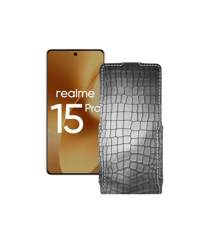 Чохол-флип з екошкіри для телефону Realme 15 Pro (RMX5101)