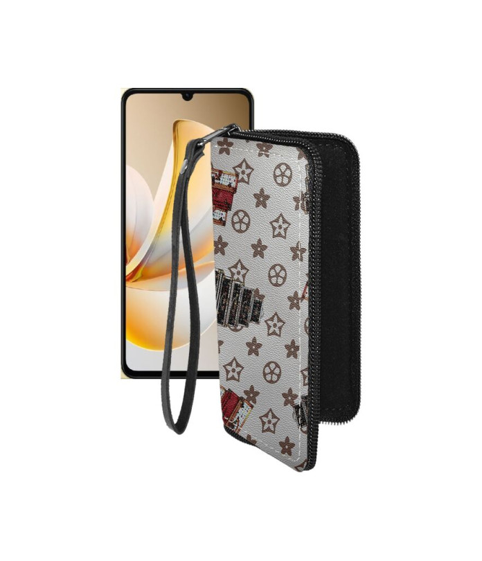 Чохол-гаманець з екошкіри для телефону Realme Note 70 (70T)